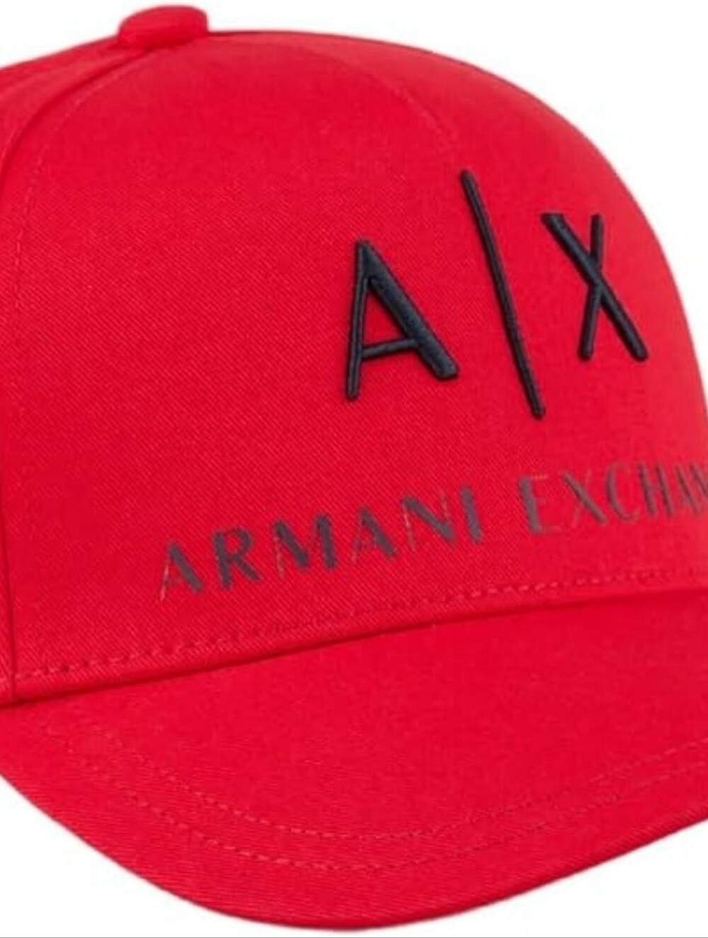 Armani Exchange Red Baseball Cap